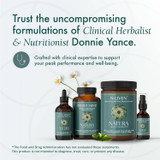 Natura products, formulations of clinical herbalist and nutritionist Donnie Yance graphic