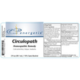 Circulopath Drug Facts cold extremities fatigue headache panel