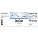 XenoForce Supplement Facts beta carotene vitamin C zinc panel