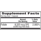 Bio-Tech Pharmacal Folic Acid 5mg - 100 Capsules
