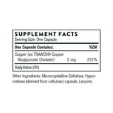 Thorne Copper Bisglycinate - 60 Capsules THR03410 19