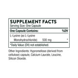 Thorne Lysine - 60 Capsules