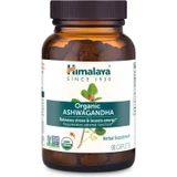 Himalaya Organic Ashwagandha 90 caplets brown bottle