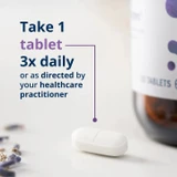 Take 1 tablet 3x daily or as directed by your healthcare practitioner graphic