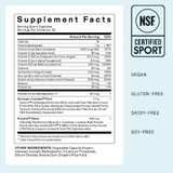 Nutrafol Women supplement facts with NSF and diet labels