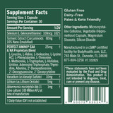 Akkermansia+ supplement facts panel