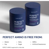 Perfect Amino Mixed Berry tub free from gluten soy dairy sugar graphic