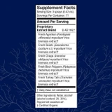 MycoShield Peppermint 1 oz Supplement Facts mushroom blend panel