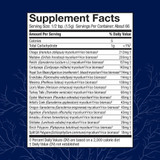 MyCommunity Powder Supplement Facts 17 species blend panel
