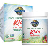 Garden of Life RAW Probiotics Kids 5 billion CFU powder carton jar