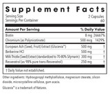 Allergy Research Group Glucose Tolerance II w/ Glucevia - 120 capsules