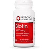 Protocol Biotin 5000mcg - 90 Capsules
