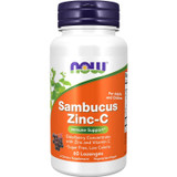 NOW Foods Sambucus Zinc-C - 60 Lozenges