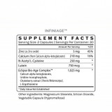 InfiniWell InfiniAGE supplement facts panel
