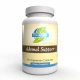 Priority One Adrenal Support 90 vegetarian capsules bottle front label