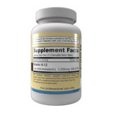 Priority One B12 Rapid Shot supplement facts panel