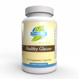 Priority One Healthy Glucose 120 vegetarian capsules bottle front label