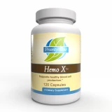 Priority One Hemo-X 120 capsules bottle front label