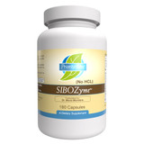 Priority One SIBOZyme (No HCL) 180 vegetarian capsules bottle front label