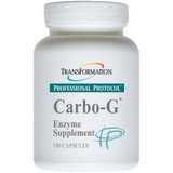 Transformation Enzymes Carbo-G 180 vegetarian capsules bottle front label