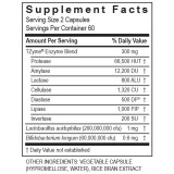 Transformation Enzymes DigestZyme supplement facts panel