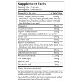 Transformation Enzymes Gastro supplement facts panel
