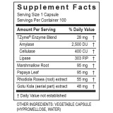 Transformation Enzymes GastroZyme supplement facts panel