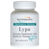 Transformation Enzymes Lypo 60 vegetarian capsules bottle front label
