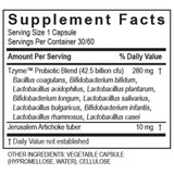 Transformation Enzymes Probiotic 42.5 supplement facts panel