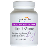 Transformation Enzymes RepairZyme 120 vegetarian capsules bottle front label