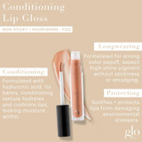 Lip gloss benefits for conditioning, long wear and protection