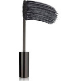 Mascara wand with black brush stroke swatch