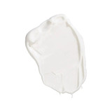 Swirl of white sunscreen lotion