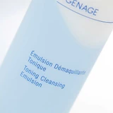 Close-up of the light blue Ogenage bottle label