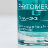 Close-up of Phytomer Oligoforce serum bottle label