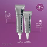 Dermalogica MultiVitamin Power Firm 1 oz jumbo and 0.5 oz standard size comparison