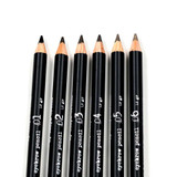 The BrowGal Skinny Eyebrow Pencils in shades 01 to 06