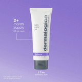 Calm Water Gel 1.7 oz tube on purple background, 2+ month supply text