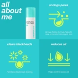 Fizz Mask icon grid: unclogs pores, clears blackheads, reduces oil