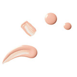 Dots and smear of sheer peach tinted Face Shield sunscreen swatches