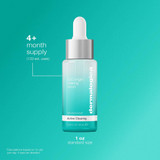 AGE Bright Clearing Serum 1 oz on teal background, 4+ month supply text