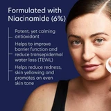 Woman with formulated with niacinamide 6% benefit list