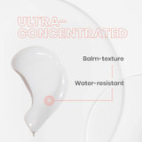 Balm texture with water-resistant callout