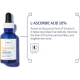 Obagi Professional-C Serum 10% bottle with L-ascorbic acid ingredient highlight