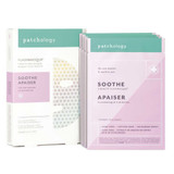 FlashMasque Soothe box beside individual pink mask packets