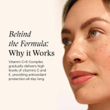 Woman's profile with behind the formula: why it works text