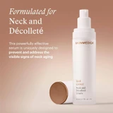 Neck Correct Cream bottle, formulated for neck and decollete text