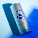Extreme Protect SPF 40 bottle on a blue backdrop
