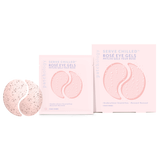 Serve Chilled Rosé Eye Gels pouches with a pink gel patch
