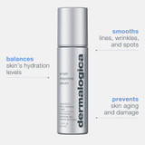 Smart Response Serum bottle, balances hydration, smooths lines and spots